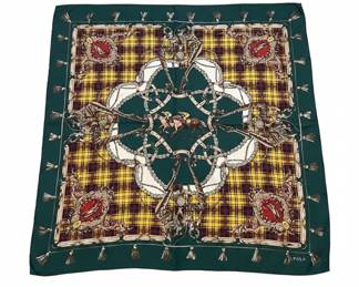 Polo Ralph Lauren Equestrian Silk Scarf