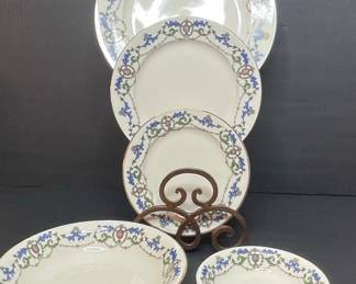 Schuherser Bavaria Volendam Porcelain Dinnerware Vtg