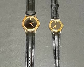Movado Museum Watch Pair - His & Hers