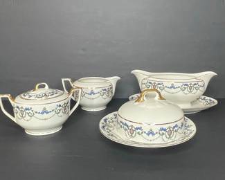 Schuherser Bavaria Volendam Porcelain Serving Pieces Vtg