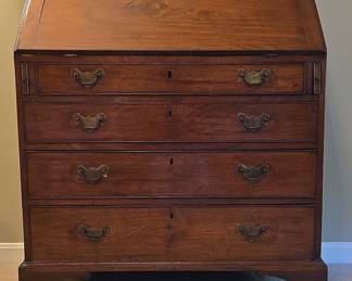 Vintage Slant Front Secretary Desk