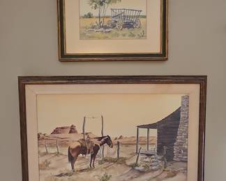 Jodie Boren Western Landscape Watercolor
