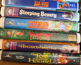 7 Disney VHS