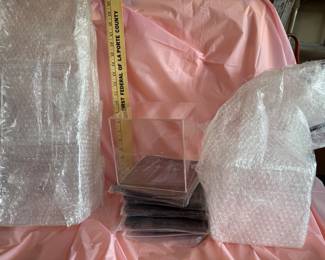 5 Acrylic Square Display Cases 