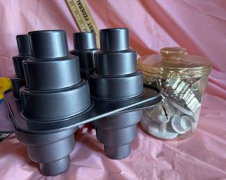2 Cake Pans & Cookie Cutters