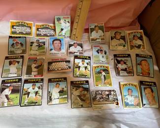Detroit Tigers Baseball Cards $15
