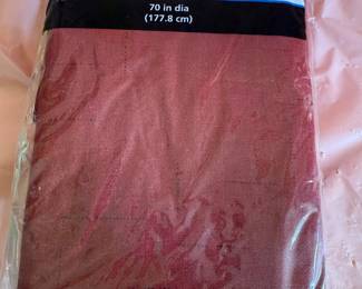 Vinyl Tablecloth $3.00