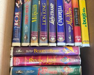 13 Disney VHS