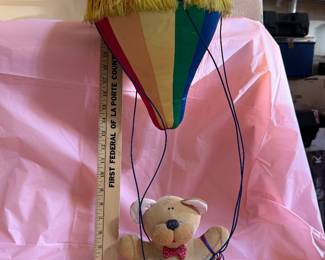 Hot Air Balloon with Plush Bear