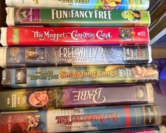9 Disney VHS