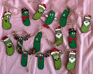 Pickle Ornaments $8.00