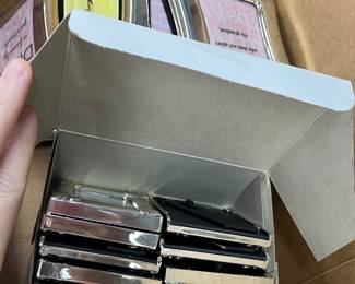 Box of small assorted frames $15