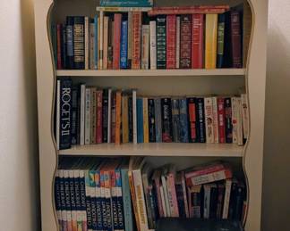 Books, vintage bedroom furniture