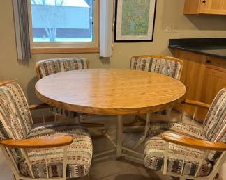 Dining table with four chairs