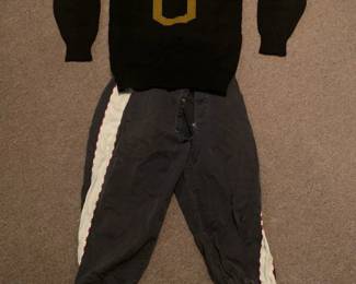 1930's college football uniform