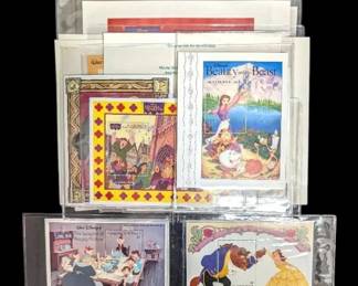 Stamps 1 Disney Movie Stamps From St. Vincent  Bambi, Hunchback Of Notre Dame  More