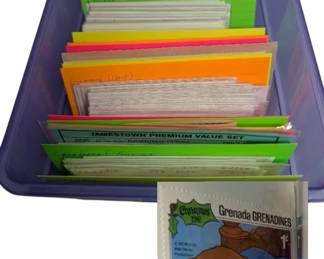 Box 3  Stamps Mystery Lot  Sorted By Country