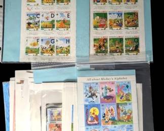 Stamps 17 Mickey Mouse Disney Stamps From Foreign Countries  Tanzania, Mali  More