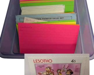 Box 4  Stamps Mystery Lot  Sorted By Country
