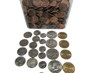 Pennies, Half Dollars, One Dollar Coins,  More