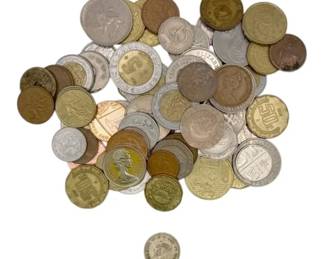 Foreign Coins  Including 1941 Canada Dime