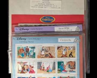 Stamps 9 Disney Movie Stamps From Grenada  Fairy Tales  More