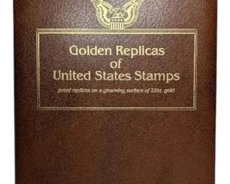 Golden Replicas Of United States Stamps
