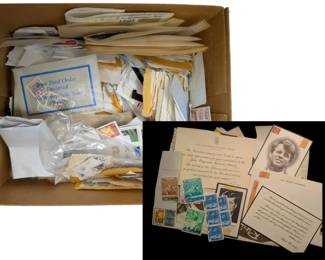 Vintage Stamps  Mostly Canceled Stamps
