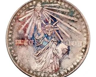 1 Troy Ounce .999 Fine Silver International World Trade Unit Liberty Round 31.07g