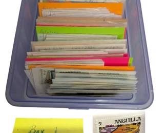 Box 1  Stamps Mystery Lot  Sorted By Country