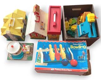 Fisher Price Playsets  School, Play House, Bowling,  More