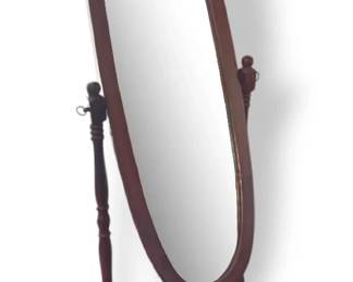 Oval Standing Floor Mirror