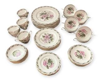 Royal Albert Pink Floral Bone China Dish Set