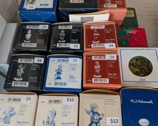 Hummel Collector Club figures in boxes