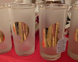 Culver MCM Gold overlay seashell glasses