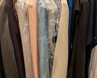 Silk pantsuits, Territory Ahead and Coldwater Creek jackets, sizes  L/XL