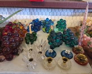 Vintage Lucite Grape Clusters 