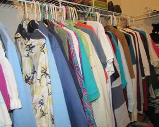 ladies clothing and a few men's pieces