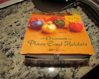 ornament card holders