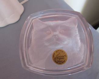 beautiful crystal trinket box