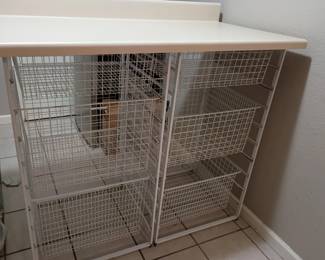 Laundry basket organizer and storage