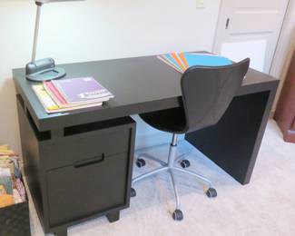 Modern black desk