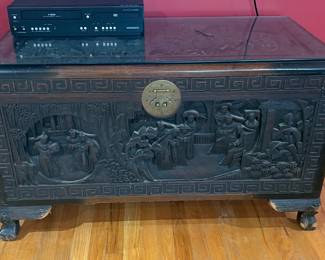Vintage Chinese Carved Chest
