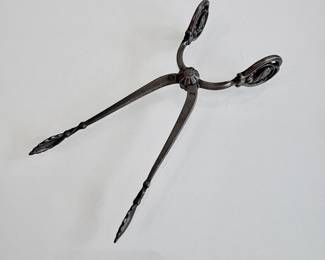 Vintage George Jensen Signed Sterling Silver Tongs