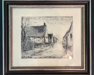 Maurice de Vlaminck Etching