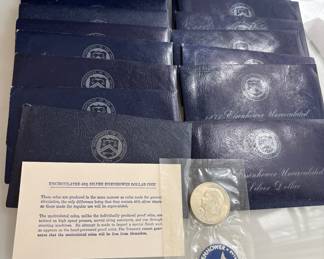 Uncirculated Silver Ike Dollars