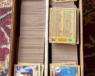 Box of Uncirculated 1987  Baseball Cards