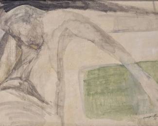 Original Authentic Painting 1955 Salvatore Scarpitta in Catalog Raisonne.