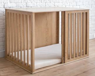 L04 Wooden Dog Crate Lighter, Larger