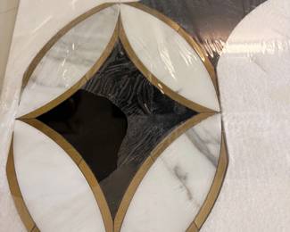 marble tile detail